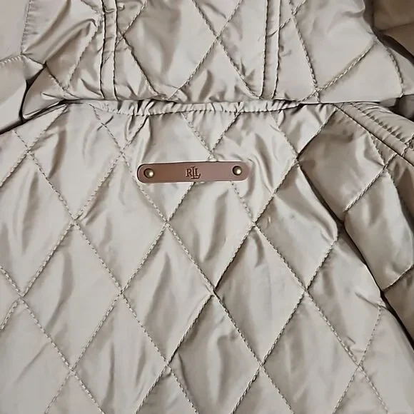 Lauren Ralph Embroidered Quilted Hooded Jacket Size:XL  NWT - Picture 11 of 11